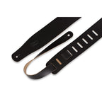 Levy's M26-BLK Tracolla in pelle pieno fiore Black con retro natural 2 1/2"