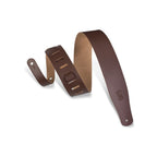 Levy's M26-BRN Full-Grain Leather Strap Brown with natural back 2 1/2"