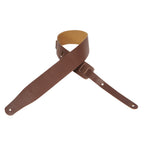 Levy's M26-BRN Full-Grain Leather Strap Brown with natural back 2 1/2"