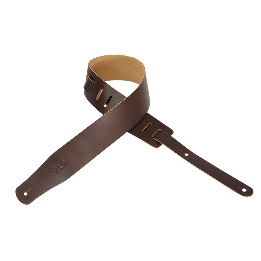 Levy's M26-DBR Tracolla in pelle conciata al cromo Dark Brown 2 1/2"