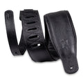 Levy's M26GP-BLK-BLK Tracolla in pelle Black con retro Black 3 1/4"