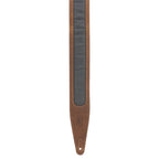 Levy's M317TRI-BRN-GRY Tracolla in pelle Crazy Horse Brown Grey 2 1/2"