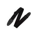 Levy's M8-BLK Heavy-Duty Polyester Black 2" Guitar Strap