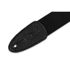 Levy's M8-BLK Heavy-Duty Polyester Black 2" Guitar Strap