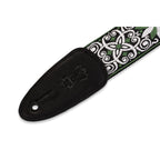Levy's M8HT-11 Tracolla in tessuto Floral Green and White 2"