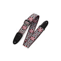 Levy's M8HT-12 Tracolla in tessuto Floral Red and White 2"