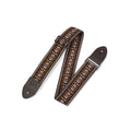 Levy's M8HTV-20 2" Orange & Brown Jacquard Strap