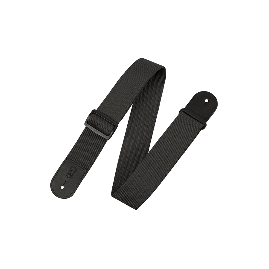 Levy's M8POLY-BLK Black 2" Polypropylene Guitar Strap