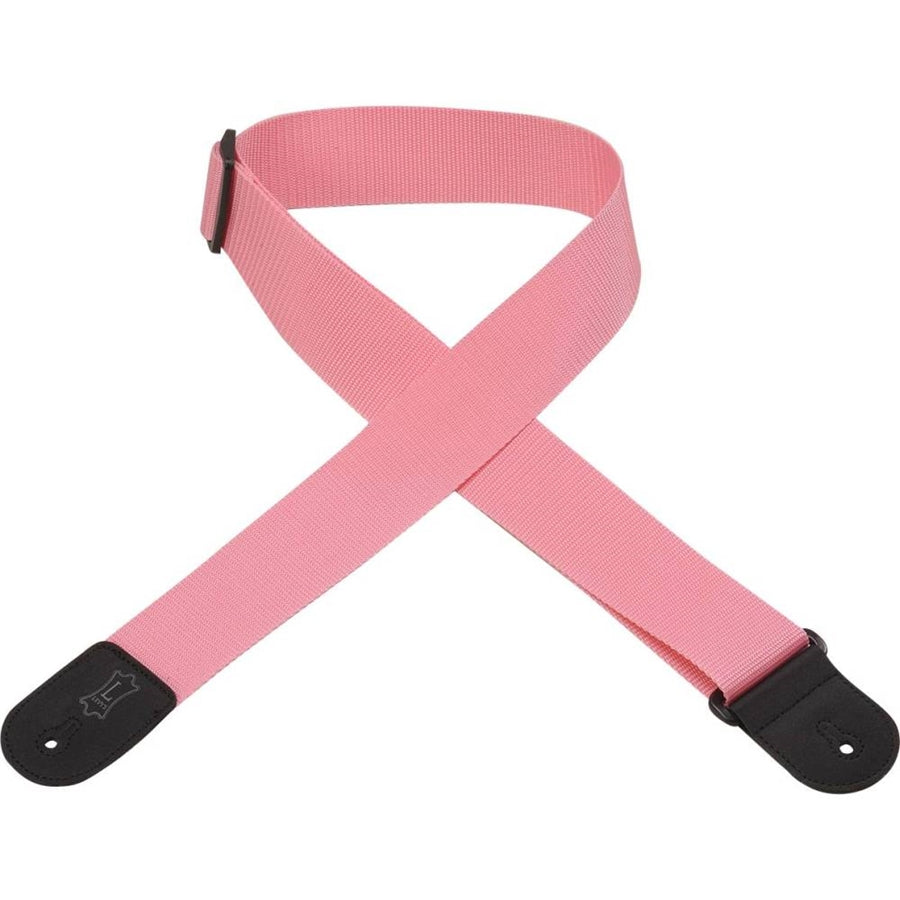 Levy's M8POLY-PNK 2" Pink Polypropylene Guitar Strap