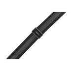Levy's MC2CG-BLK-BLK Tracolla in cotone con strip in pelle Black 2"
