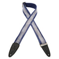 Levy's MC8DS-BLU Tracolla in cotone distressed Blu 2"