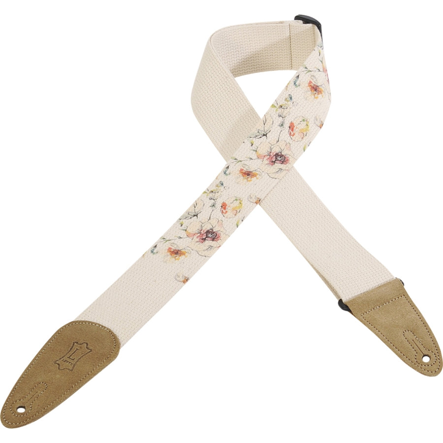 Levy's MC8U-005 Tracolla in cotone decorata Floral 2"