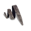 Levy's MG317BOG-BLK Tracolla in pelle Distressed Black 2 1/2"