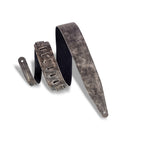 Levy's MG317BOG-BLK Tracolla in pelle Distressed Black 2 1/2"