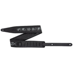 Levy's MG317ZE-BLK Tracolla in pelle ricamata Zodiac Signs Black 2 1/2"