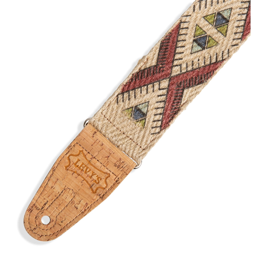 Levy's MH8P-002 Tracolla in canapa Diamond Tribal 2"