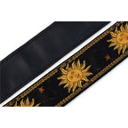 Levy's MPJG-SUN-BLK Tracolla in tessuto Sun Motif Black 2"