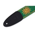 Levy's MPJG-SUN-GRN Tracolla in tessuto Sun Motif Green 2"
