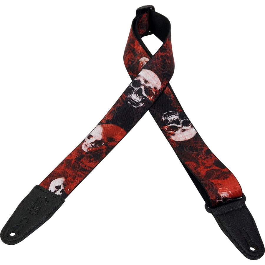 Levy's MPS2-093 Tracolla in poliestere Skull Default Title 2"