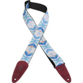 Levy's MPSDS2-007 2" Blue Tribal Polyester Strap with Suede Ends