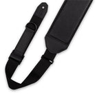 Levy's MRH4GF-BLK Tracolla in pelle Right Height Black & Tan 3 1/2"