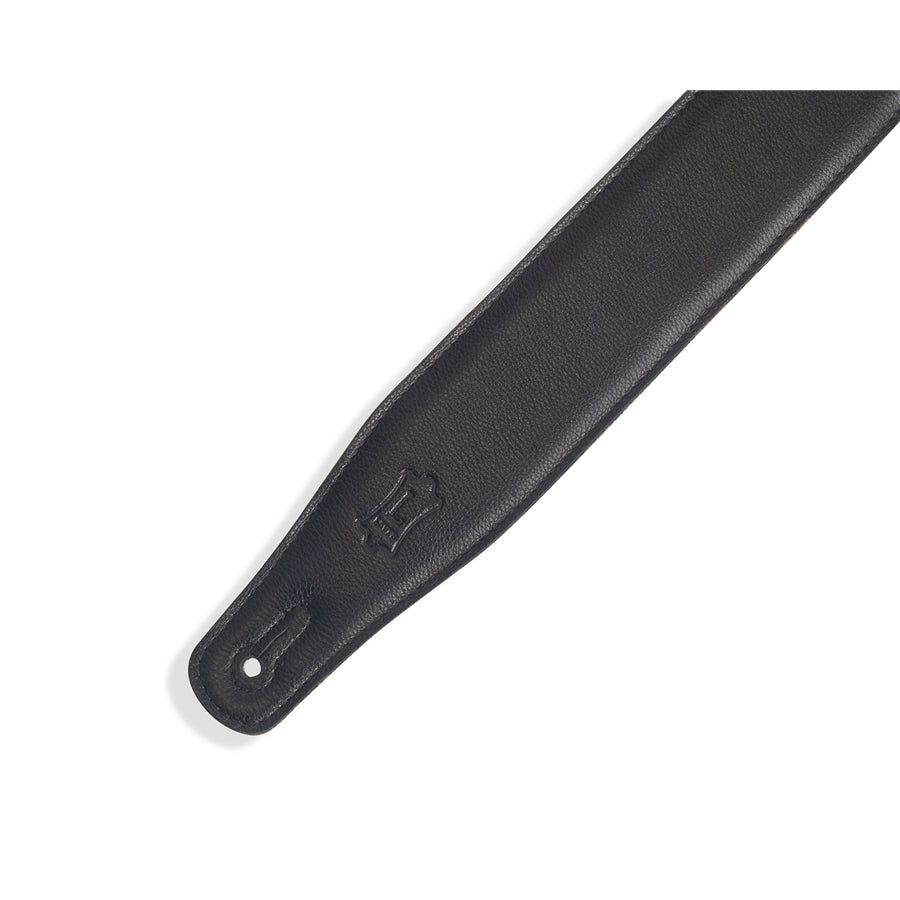 Levy's MRHGS-BLK Tracolla in pelle Right Height Black 2 1/2"