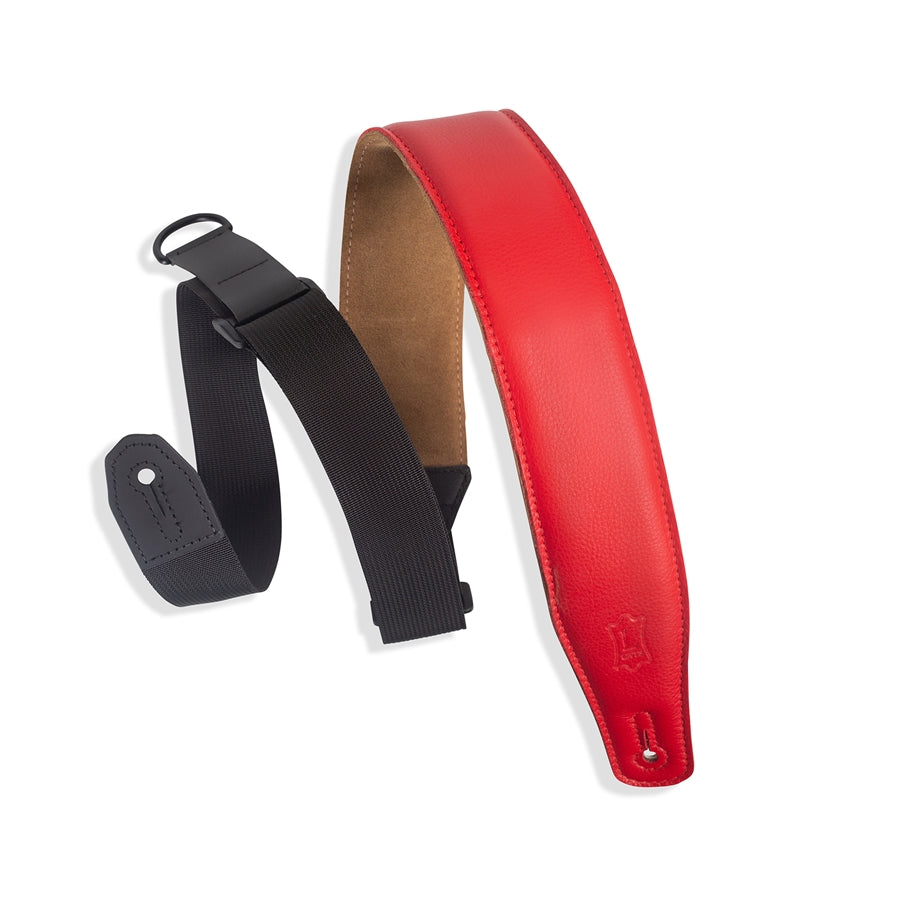 Levy's MRHGS-RED Tracolla in pelle Right Height Red 2 1/2"
