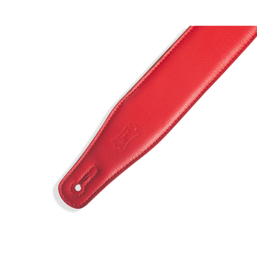 Levy's MRHGS-RED Tracolla in pelle Right Height Red 2 1/2"