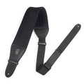 Levy's MRHNP3-BLK Tracolla in neoprene Right Height Solid Noir 3 1/4"