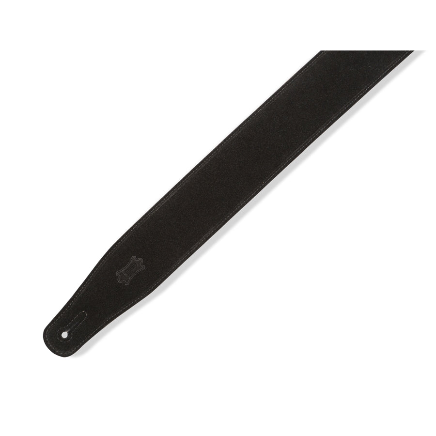 Levy's MRHSP-BLK Tracolla in pelle scamosciata Right Height Black 2 1/2"