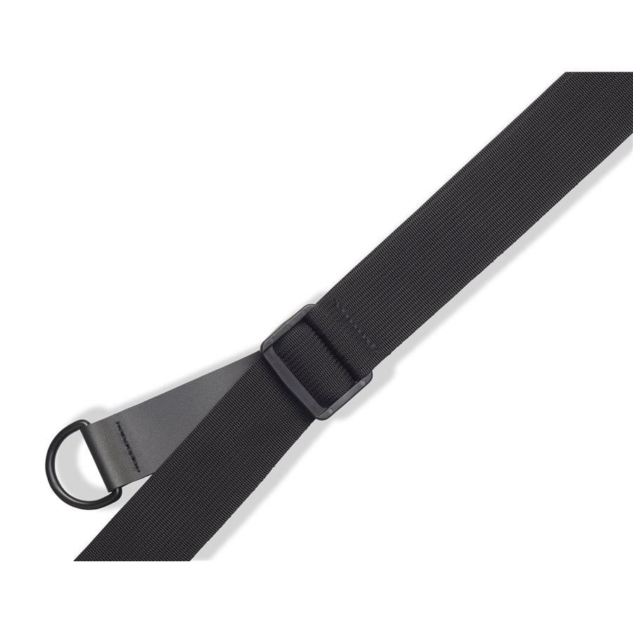 Levy's MRHSP-BLK Tracolla in pelle scamosciata Right Height Black 2 1/2"