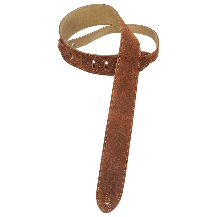Levy's MS12-BRN Tracolla in pelle scamosciata Brown 2"