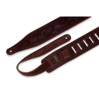Levy's MS17T03-BRN Tracolla in pelle scamosciata Brown Kokopelli 2 1/2"