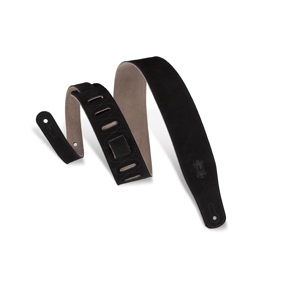 Levy's MS26-BLK Tracolla in pelle scamosciata Black 2 1/2"