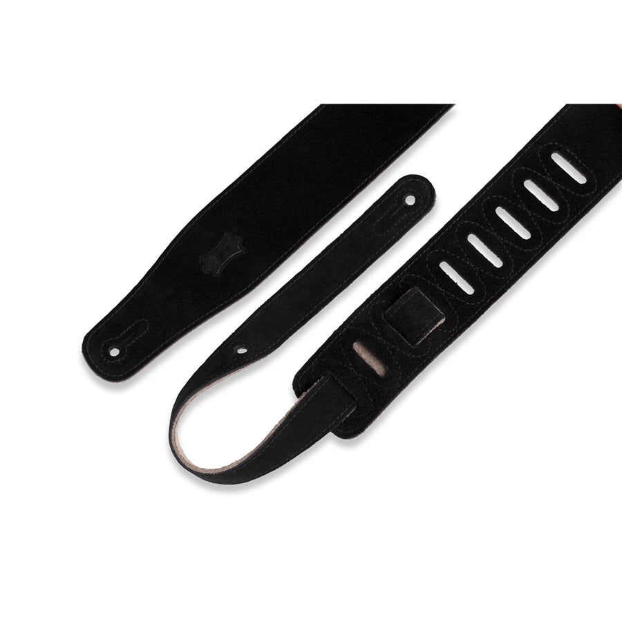 Levy's MS26-BLK Tracolla in pelle scamosciata Black 2 1/2"