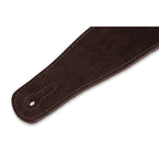 Levy's MS26-BRN Tracolla in pelle scamosciata Brown 2 1/2"