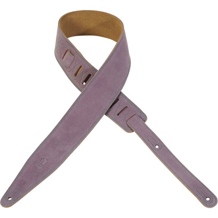 Levy's MS317AUR-PRP Tracolla in pelle scamosciata Purple 2 1/2"