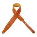 Levy's MS317CO-HNY Tracolla in pelle scamosciata con inserto in pelle Honey 2 1/2"