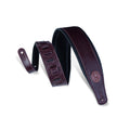 Levy's MSS2-BRG Tracolla in pelle imbottita Burgundy 3"