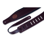 Levy's MSS2-BRG Tracolla in pelle imbottita Burgundy 3"