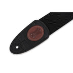 Levy's MSS8-BLK Tracolla in polipropilene Black & Walnut 2"