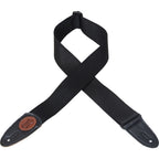 Levy's MSS8-BLK Tracolla in polipropilene Black & Walnut 2"