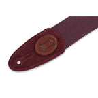 Levy's MSSC8-BRG Tracolla in cotone Burgundy 2"