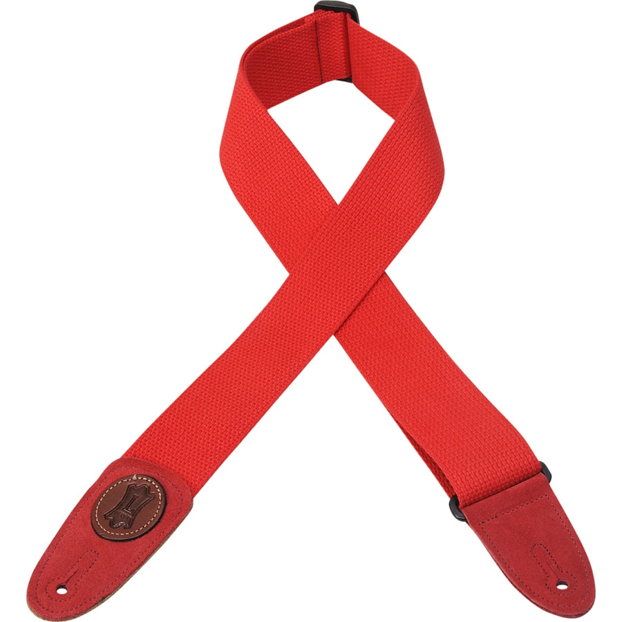 Levy's MSSC8-RED Tracolla in cotone Red 2"