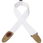 Levy's MSSC8-WHT Tracolla in cotone White 2"