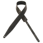 Levy's MV417ST-BLK Tracolla in pelle conciata al vegetale Black 2"
