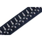 Levy's PM28-2B-BLK Tracolla in pelle con proiettili finti Bullets 2"