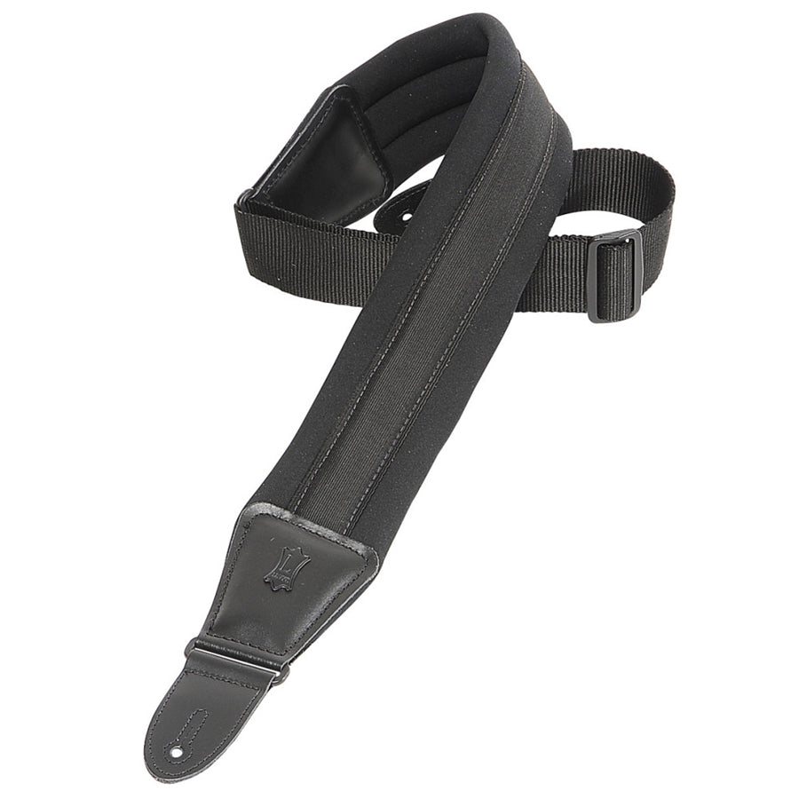 Levy's PM48NP3-BLK Tracolla in neoprene imbottita Black 3 1/4"