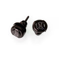 Levy's SLKSTPBTNMB Metal Strap Lock Black