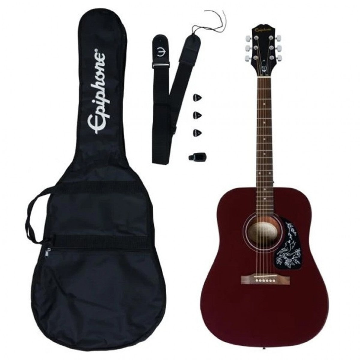 Epiphone Starling Acoustic Player Pack Wine Red